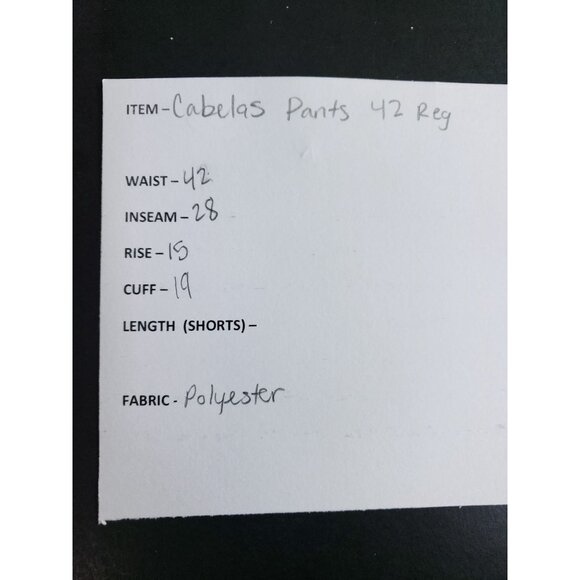 Cabelas Insulated Hunting Pants Mens Size 42 Regular Seclusion Camouflage - Picture 9 of 10